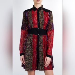 DIESEL floral dress mini Sz L